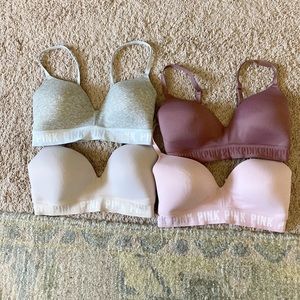 Bundle of VS Pink Wear Everywhere Wireless 34 D